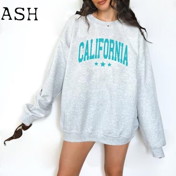 Vintage California Sweatshirt, Retro West Coast Crewneck, Unisex Travel Pullover - Picture 1 of 2